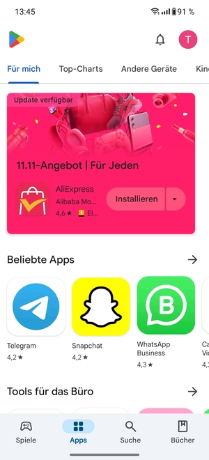 Wählen Sie Suche