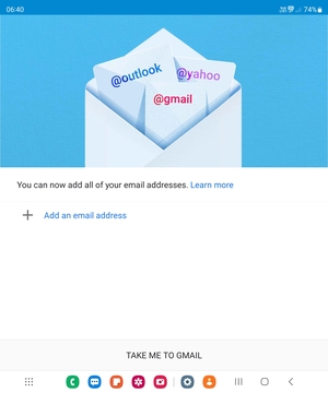 Select Add an email address