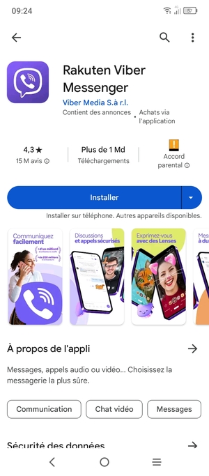 Sélectionnez Installer