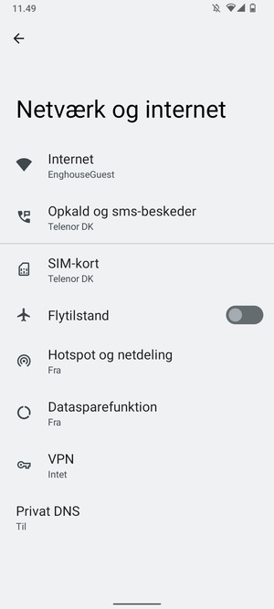 Vælg SIM-kort