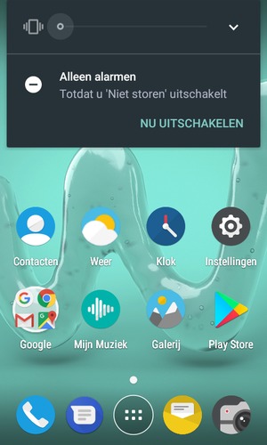 Klik nog een keer voor stille modus