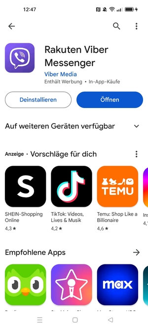 Wählen Sie Öffnen