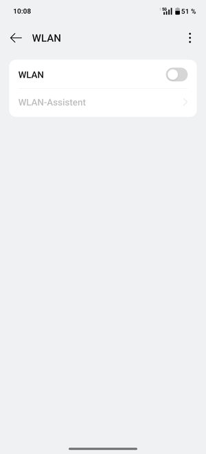 Schalten Sie WLAN ein