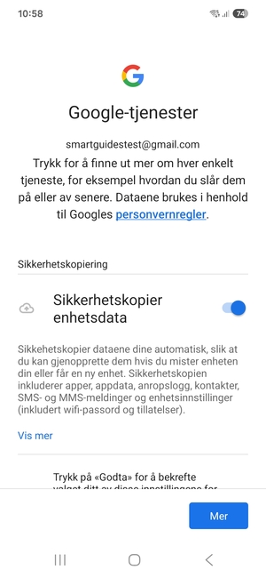 Velg Mer