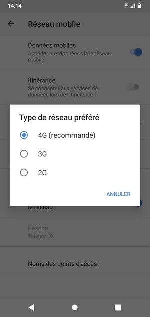 Sélectionnez votre option préférée