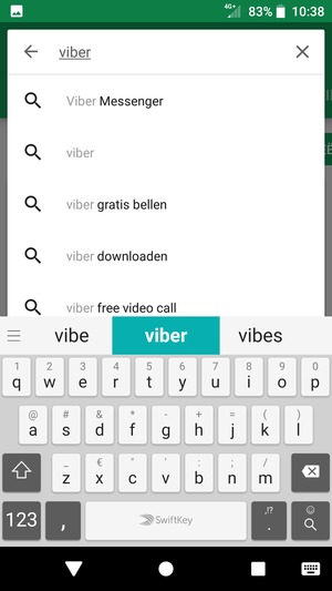Voer de app-naam in en selecteer Zoeken
