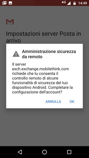 Seleziona OK