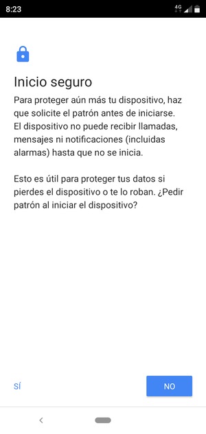 Seleccione la opción deseada