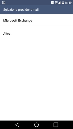 Seleziona Altro