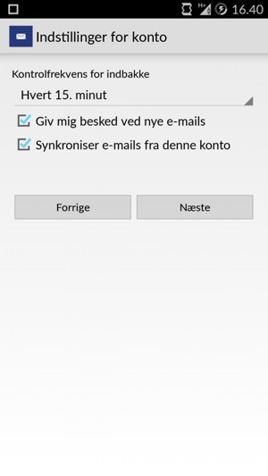 Vælg Næste