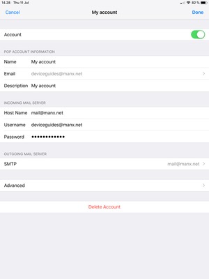 Select SMTP