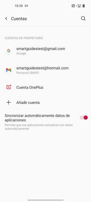 Seleccione su cuenta Google