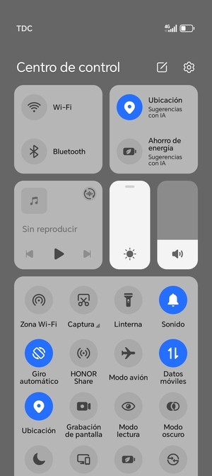 Desactive Ubicación