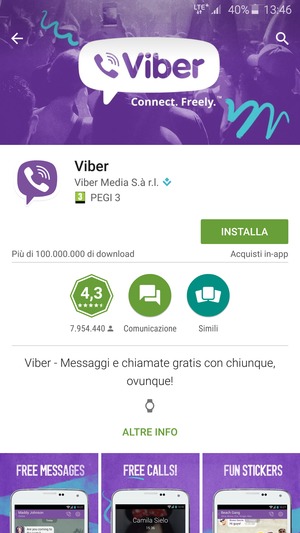 Seleziona INSTALLA