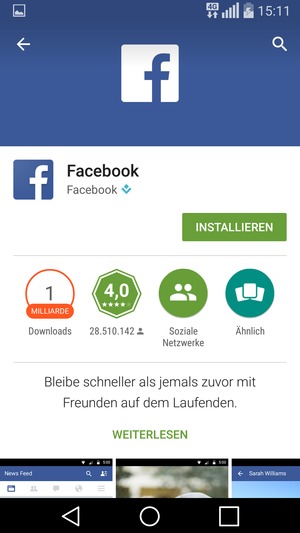 Wählen Sie INSTALLIEREN