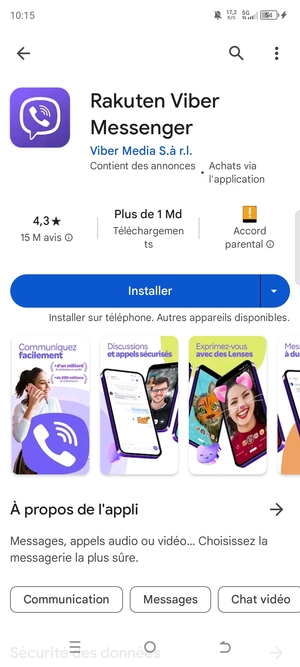 Sélectionnez Installer