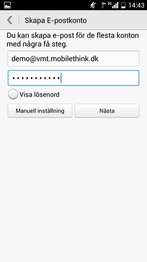 Ange din e-postadress och lösenord. Välj Nästa