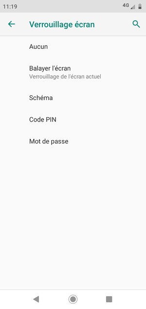Sélectionnez Schéma