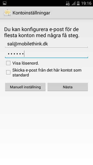 Ange din e-postadress och lösenord. Välj Nästa