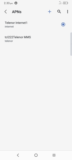 Select the Menu button