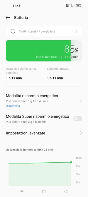 Seleziona Modalità risparmio energetico