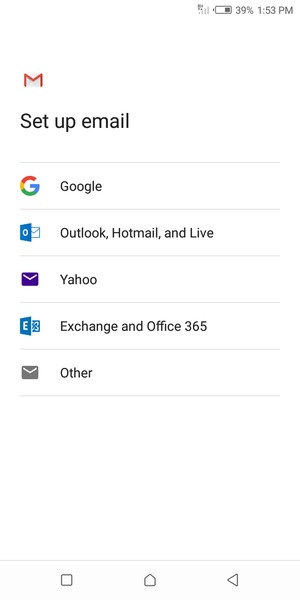 Select Exchange and Office 365