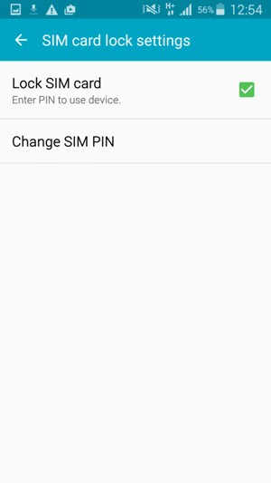 Select Change SIM PIN