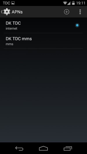 Select the Menu button