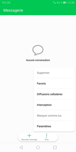 Sélectionnez Paramètres