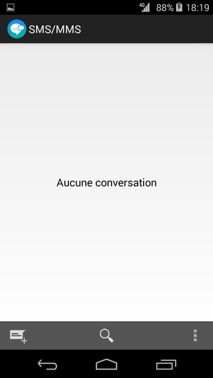 Sélectionnez le bouton du Menu