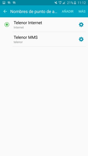 Seleccione MÁS