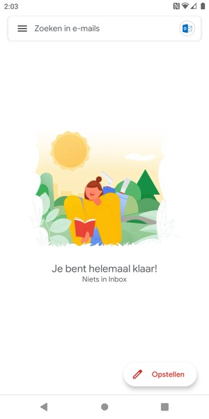 Uw Hotmail is klaar voor gebruik