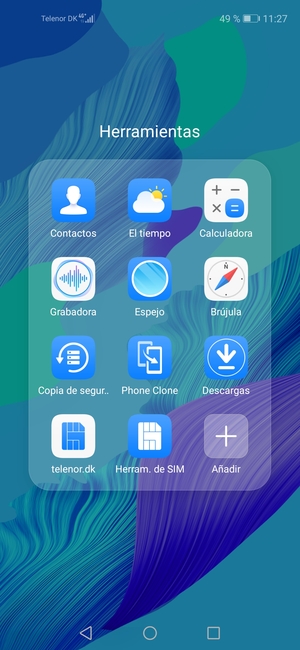 Seleccione Contactos