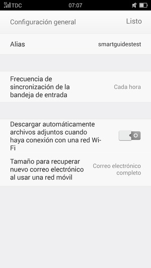 Introduzca su nombre y seleccione Listo