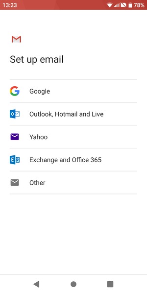 Select Exchange and Office 365