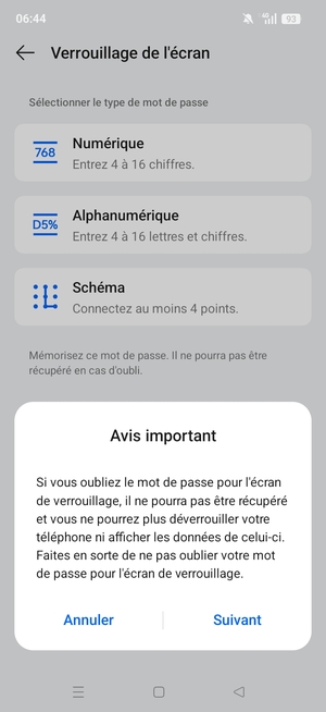 Sélectionnez Suivant