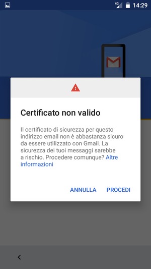 Seleziona PROCEDI