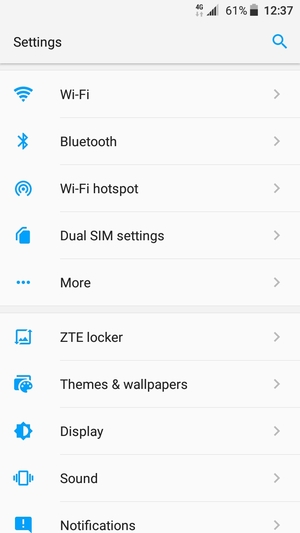 Select Wi-Fi