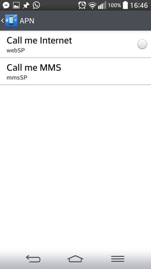 El teléfono ha sido configurado para MMS