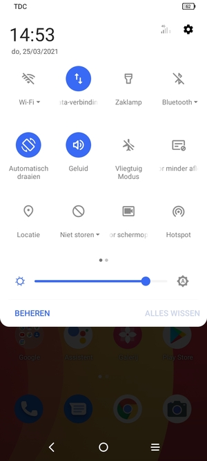 Selecteer Auto helderheid