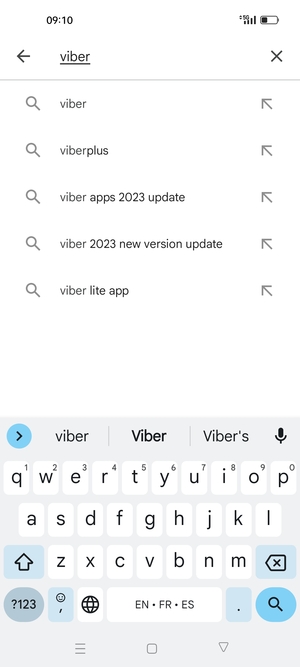Enter the app name and select Search
