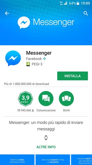 Seleziona INSTALLA