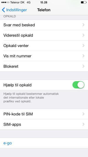 Vælg PIN-kode til SIM