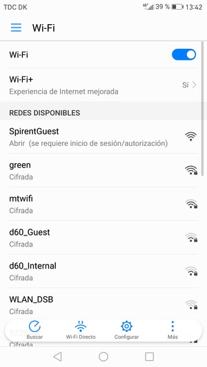 Seleccione la red inalámbrica a la que desea conectarse