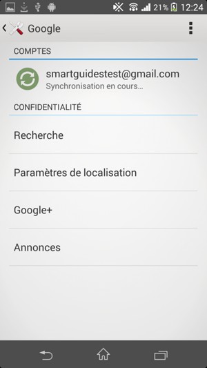 Vos contacts Google vont maintenant être synchronisés avec votre Xperia