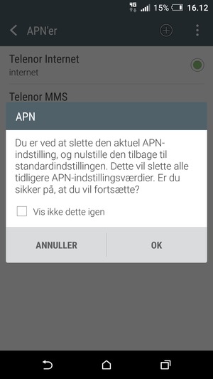 Vælg OK