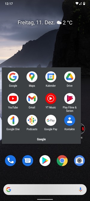 Wählen Sie Gmail