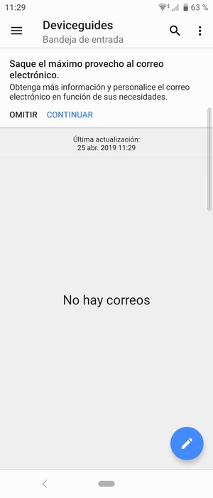 Su cuenta está lista para usar