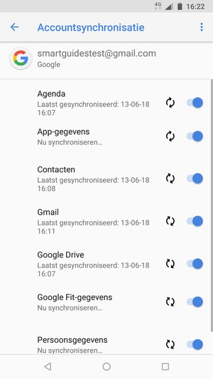 Uw contactpersonen van Google worden nu gesynchroniseerd met uw telefoon