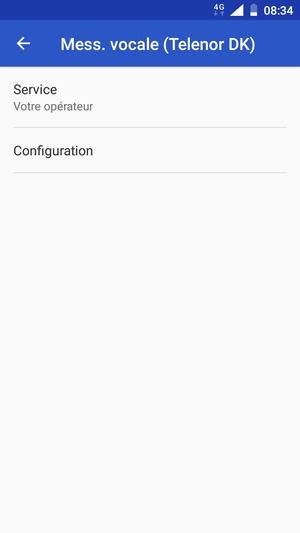 Sélectionnez Configuration